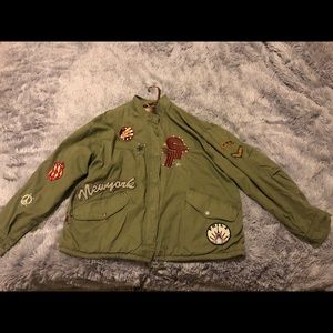 COPY - Free People Bomber Jacket with Patches